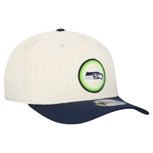 Seattle Seahawks Stone New Era Loyal Corduroy Adjustable Cap