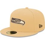 Seattle Seahawks Tan New Era Candied Pecan Fitted Hat