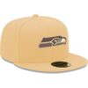 Seattle Seahawks Tan New Era Candied Pecan Fitted Hat