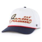 Seattle Seahawks White '47 Patriotic Overhand Hitch Adjustable Cap