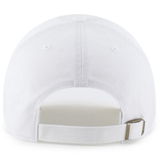 Seattle Seahawks White ’47 Super Bowl LX Matchup Clean Up Adjustable Cap vs New England Patriots