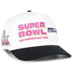 Seattle Seahawks White '47 Super Bowl LX Stacked Hitch Adjustable Cap