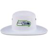 Seattle Seahawks White New Era 2024 NFL Training Camp Panama Bucket Hat