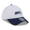 Seattle Seahawks White New Era 2025 NFL Training Camp Flex Hat
