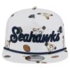 Seattle Seahawks White New Era Team Cheer Snapback Hat 1 Seattle Seahawks White New Era Team Cheer Snapback Hat