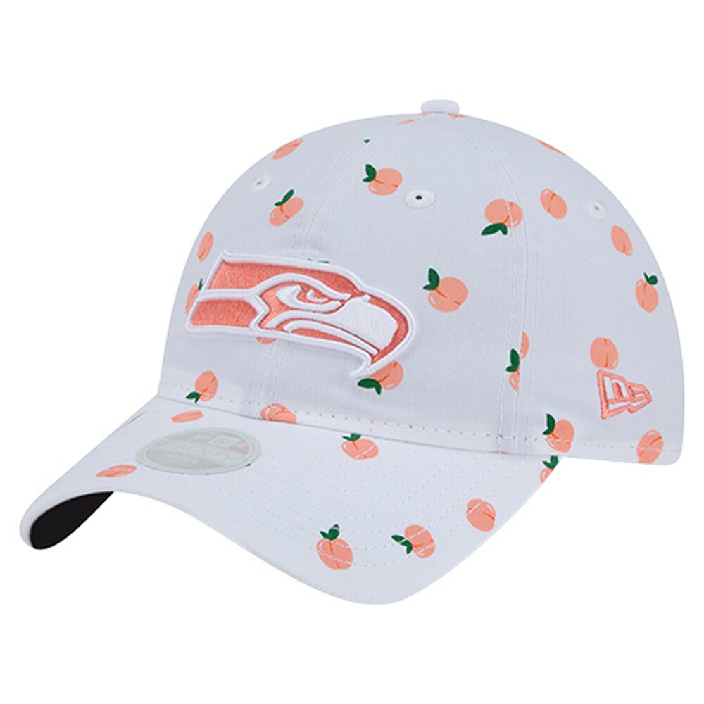 Seattle Seahawks White New Era Women’s Fruit Pattern Adjustable Cap Seattle Seahawks White New Era Women’s Fruit Pattern Adjustable Cap