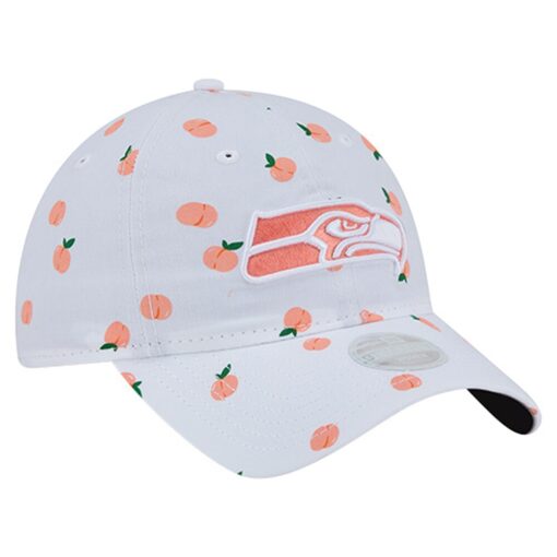 Seattle Seahawks White New Era Women’s Fruit Pattern Adjustable Cap Seattle Seahawks White New Era Women’s Fruit Pattern Adjustable Cap
