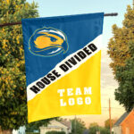 Skyhawks vs Custom Team House Divided Flag, Custom Rivalry Flag