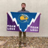 Skyhawks vs Custom Team House Divided Flag, Custom Spirit Flag