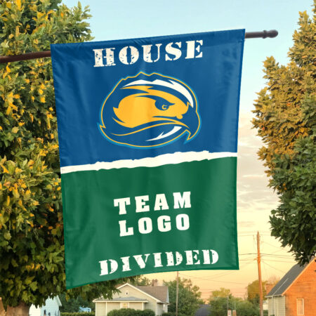 Skyhawks vs Custom Team House Divided Flag, NCAA College Flag
