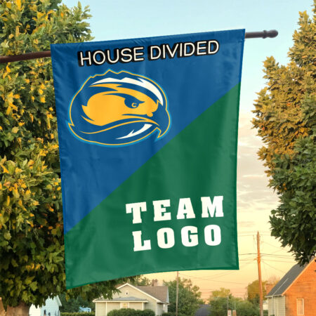 Skyhawks vs Custom Team House Divided Flag, NCAA Custom Flag