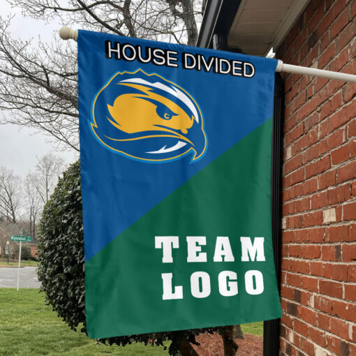 Skyhawks vs Custom Team House Divided Flag, NCAA Custom Flag