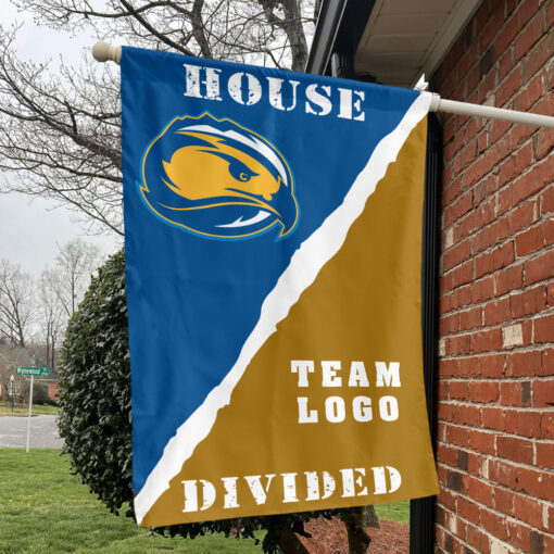 Skyhawks vs Custom Team House Divided Flag, NCAA Rivalry Flag