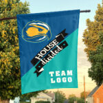 Skyhawks vs Custom Team House Divided Flag, NCAA Team Flag