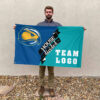 Skyhawks vs Custom Team House Divided Flag, NCAA Team Flag