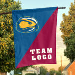 Skyhawks vs Custom Team House Divided Flag, Personalized College Flag