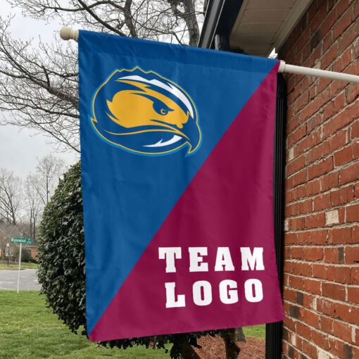 Skyhawks vs Custom Team House Divided Flag, Personalized College Flag