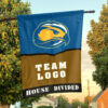 Skyhawks vs Custom Team House Divided Flag, Personalized House Flag