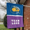 Skyhawks vs Custom Team House Divided Flag, Personalized NCAA Flag