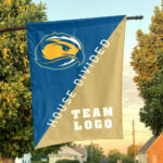 Skyhawks vs Custom Team House Divided Flag, Personalized Split Flag
