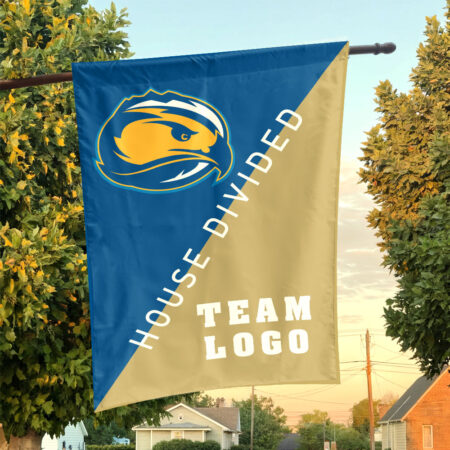 Skyhawks vs Custom Team House Divided Flag, Personalized Split Flag