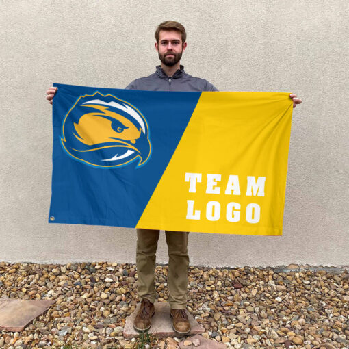 Skyhawks vs Custom Team House Divided Flag, Personalized Team Flag