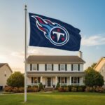Tennessee Titans House Flag 28x40 Outdoor Durable