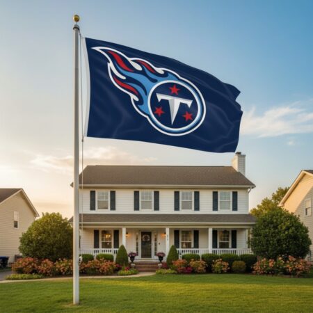 Tennessee Titans House Flag 28×40 Outdoor Durable