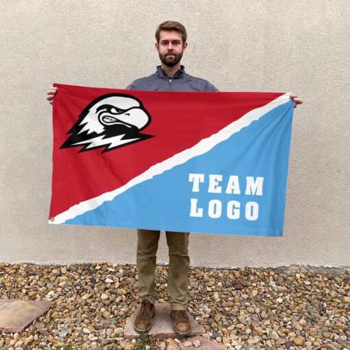 Thunderbirds vs Custom Team House Divided Flag, Custom College Flag