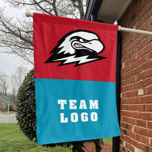 Thunderbirds vs Custom Team House Divided Flag, Custom NCAA Flag