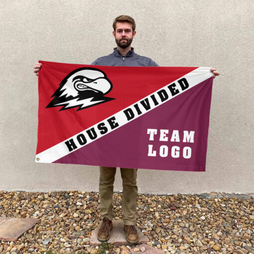Thunderbirds vs Custom Team House Divided Flag, Custom Split Flag