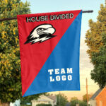 Thunderbirds vs Custom Team House Divided Flag, Custom Team Flag