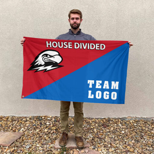 Thunderbirds vs Custom Team House Divided Flag, Custom Team Flag