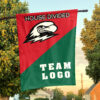 Thunderbirds vs Custom Team House Divided Flag, NCAA Custom Flag