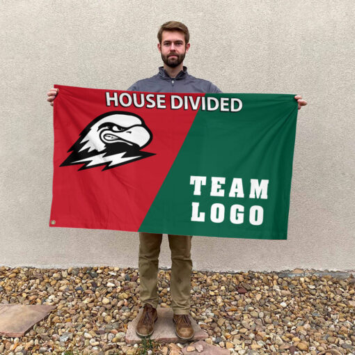 Thunderbirds vs Custom Team House Divided Flag, NCAA Custom Flag
