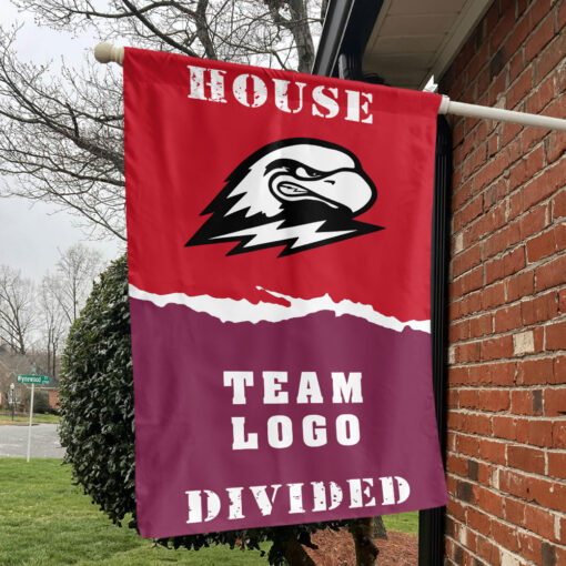 Thunderbirds vs Custom Team House Divided Flag, NCAA House Flag