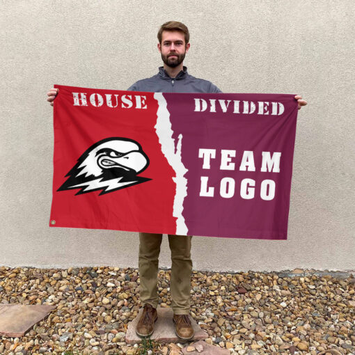 Thunderbirds vs Custom Team House Divided Flag, NCAA House Flag