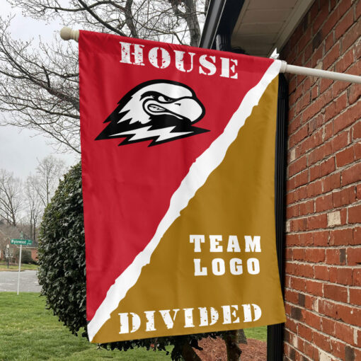 Thunderbirds vs Custom Team House Divided Flag, NCAA Rivalry Flag