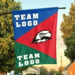 Thunderbirds vs Custom Team House Divided Flag, NCAA Spirit Flag