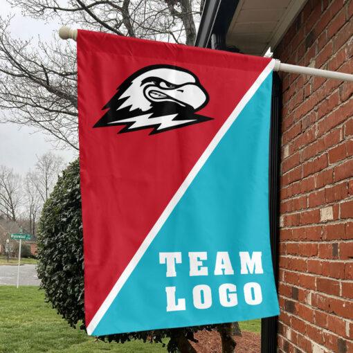 Thunderbirds vs Custom Team House Divided Flag, NCAA Split Flag