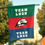 Thunderbirds vs Custom Team House Divided Flag, NCAA Two Team Flag