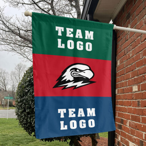 Thunderbirds vs Custom Team House Divided Flag, NCAA Two Team Flag