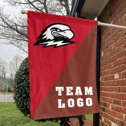 Thunderbirds vs Custom Team House Divided Flag, Personalized College Flag