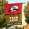 Thunderbirds vs Custom Team House Divided Flag, Personalized House Flag