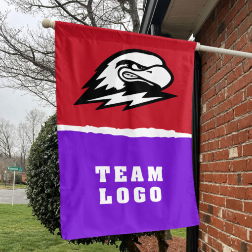 Thunderbirds vs Custom Team House Divided Flag, Personalized NCAA Flag