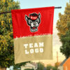 Wolfpack vs Custom Team House Divided Flag, Custom House Flag