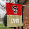 Wolfpack vs Custom Team House Divided Flag, Custom House Flag