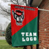 Wolfpack vs Custom Team House Divided Flag, NCAA Custom Flag