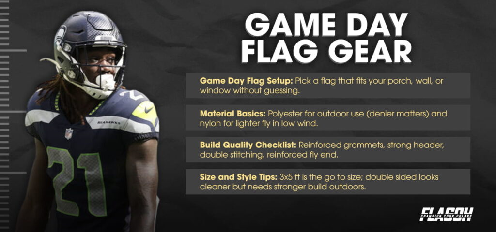 Game-Day Prep + Flag Gear That Holds Up