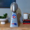 New England Patriots Lombardi Trophy Replica Super Bowl LX 14 Inch 3D Printed